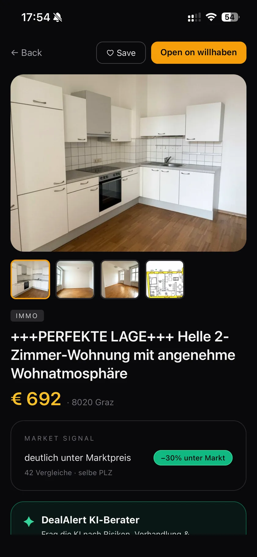 DealAlert iOS — Swipe Feed