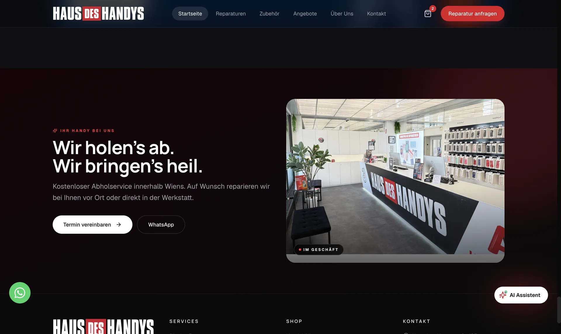 HausDesHandys — Abholservice